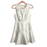 Forever New White Fit and Flare Ribbon Bow Dress- Size 2 (see notes)