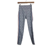 All Fenix Printed Side Striped Leggings- Size S (Inseam 25")