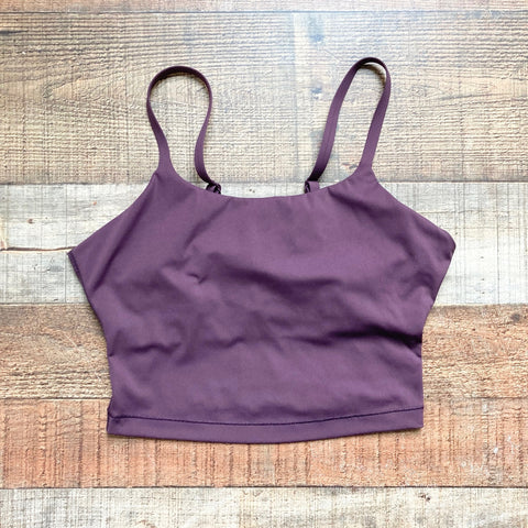 Plum Sports Bra- Size ~S (see notes)