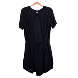 Lululemon Black Open Back Romper - Size 12