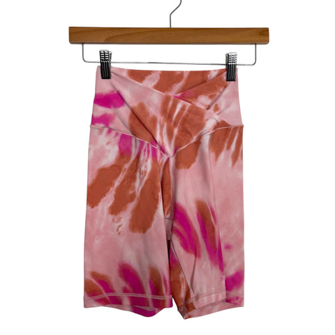 Offline By Aerie Tie Dye Cross Waist Biker Shorts - Size M