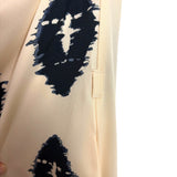 Pretty Garden Beige/Navy One Shoulder Dress NWT - Size S (See Notes)