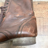 Steve Madden Brown Lace Up Boots- Size 8.5 (see notes)