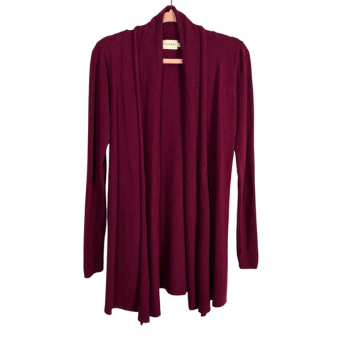 Dreamers Berry Open Front Cardigan- Size S/M