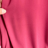 LOFT Red Long Sleeve Blouse- Size L (see notes)