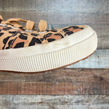 Superga Animal Print Slip On Sneakers - Size 37 (See Notes)