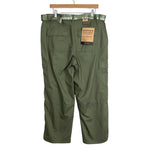 Fivestar General Army Green Relaxed Fit High-Rise with Belt Utility Cargo Pants NWT- Size 15/32 (Inseam 27”)