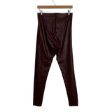 Commando Brown Faux Leather Leggings- Size XL (Inseam 29”)