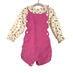 Sophie & Lucas Corduroy Candy Print Two Piece Bubble Top- Size 18M