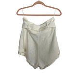 Skylar + Madison Cream Linen Blend Paperbag Waist Shorts- Size L (we have matching blazer)