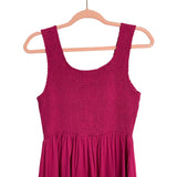 Anrabess Fuchsia Smocked Tank Dress NWT- Size S