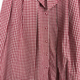 Ivy City Red and White Gingham Button Up Side Flaps Skirt NWT- Size XS (sold out online)