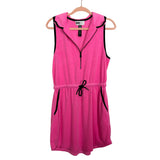 Beach Riot Pink Terry Drawstring Waist Dress- Size L