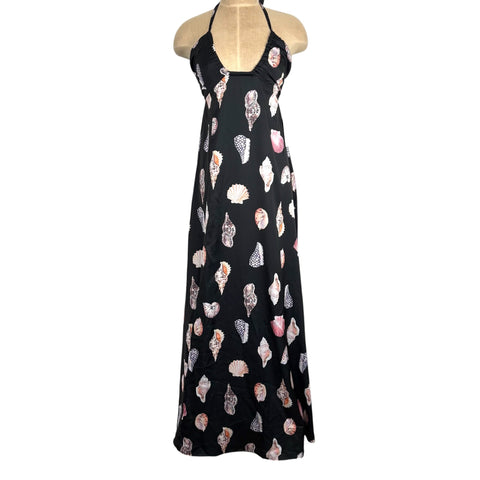 Show Me Your Mumu Black Seashell Halter Dress NWT - Size S (sold out online)