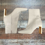 Sam Edelman Anika Faux Leather Square Toe Booties- Size 11 (see notes)