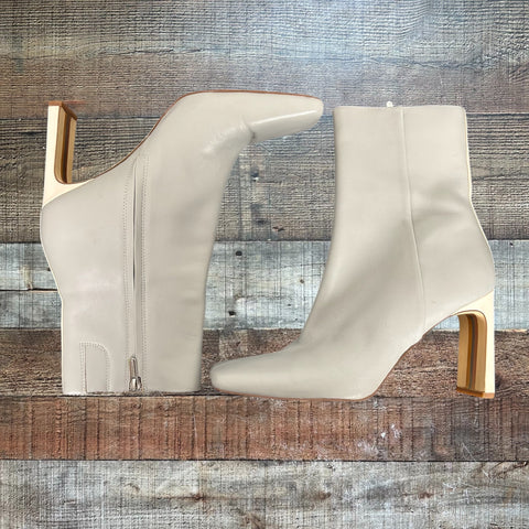 Sam Edelman Anika Faux Leather Square Toe Booties- Size 11 (see notes)