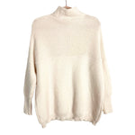 The Impeccable Pig Cream Mock Neck Sweater- Size S