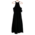 Scoop Black Gathered Halter Dress NWT- Size M (sold out online)