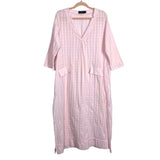 Pomander Place Pink Side Slit Caftan- Size L