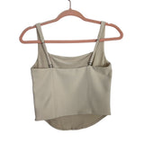Abercrombie & Fitch Tan Fitted Tank Top - Size S
