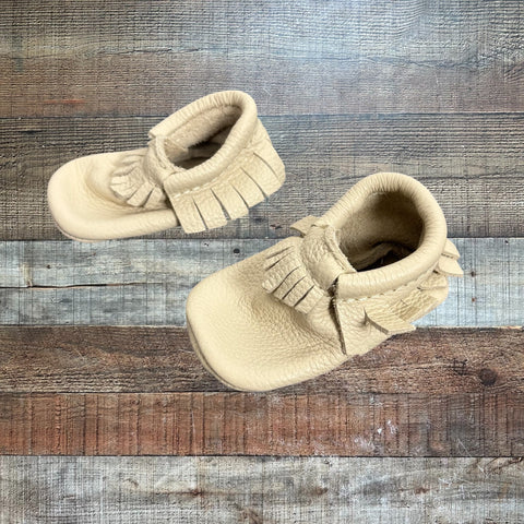 Freshly Picked Beige Moccasins - Size 3 Kids