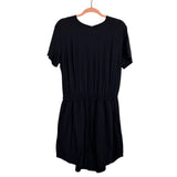 Lululemon Black Open Back Romper - Size 12