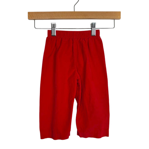 Shower Me With Love Red Corduroy Pants - Size 18M