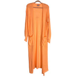 Show Me Your Mumu Orange Knit Front Pocket Cardigan- Size S