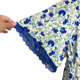 Tuckernuck Bluebird Melody Linen Blend with Blue Lace Trim Dress- Size XXXL (sold out online)