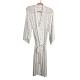 Staykation White Floral Ribbed Robe NWT- Size L/XL (we have matching sleepshirt)