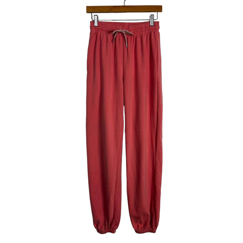 No Brand Pink Drawstring Waist Sweatpants- Size S