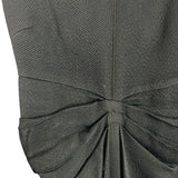 Proenza Schouler Black Silk Blend Textured Knit with Back Cut Outs and Ties Dress- Size 2 (see notes)