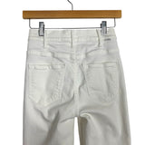 Mother The Hustler Ankle Fray White Jeans - Size 25 (Inseam 26" - See Notes)