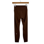 Lululemon Brown High Waisted Leggings - Size 4 (Inseam 24")