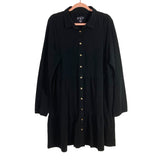 Duffield Lane Black Button Up Dress- Size XXXL (sold out online)