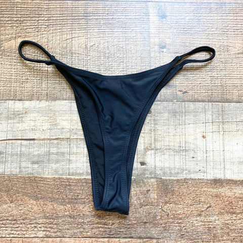 No Brand Black String Bikini Bottoms- Size S (we have matching top)