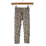 Zara Beige with Animal Print Leggings-Size 7Y (see notes)