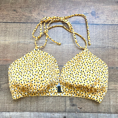 Freya Yellow Animal Print Padded Bikini Top- Size 32H (we have matching bottoms)