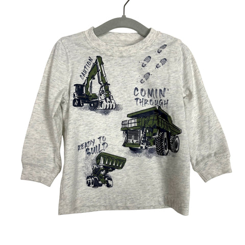 Carter's Light Grey Comin' Through Top - Size 12M