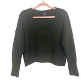 Topshop Petite Deep Green V-Neck Sweater- Size 6
