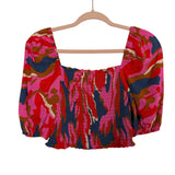 Mister Zimi Multi Color Printed Two Piece Skirt Set- Size 2