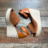 Steve Madden Suede Espadrille Wedge Sandals- Size 7 (see notes)