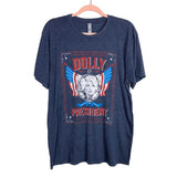 Next Level Apparel Navy Dolly Tee- Size L