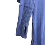 We the Free Raw Hem Long Sleeve Round Distressed Hem Thumb Hole Top- Size M