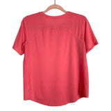 Lululemon Coral Mesh Back Reflector Dot Top- Size ~M (see notes)