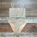 Zara Floral Print Smocked Bikini- Size 6-7Y (see notes, we have matching swimsuit)