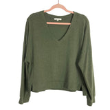 Z Supply Olive V-Neck Top- Size S (see notes)