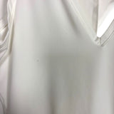 Spanx White V-neck Sleeveless Bodysuit - Size M (See Notes)