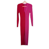 STAUD Lava/Peony Shoko Sweater Dress - Size XL (Sold Out Online!)