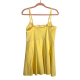 Abercrombie & Fitch Yellow Pleated Tennis Dress- Size M